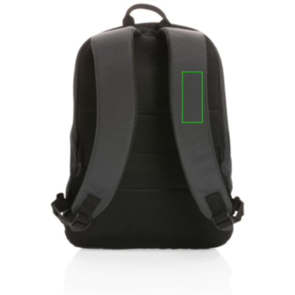 Mochila antirrobo Impact AWARE™ RPET - Mochilas personalizadas - Mochilas corporativas personalizadas - Tecnica Transferencia digital - Zona asa izquierda