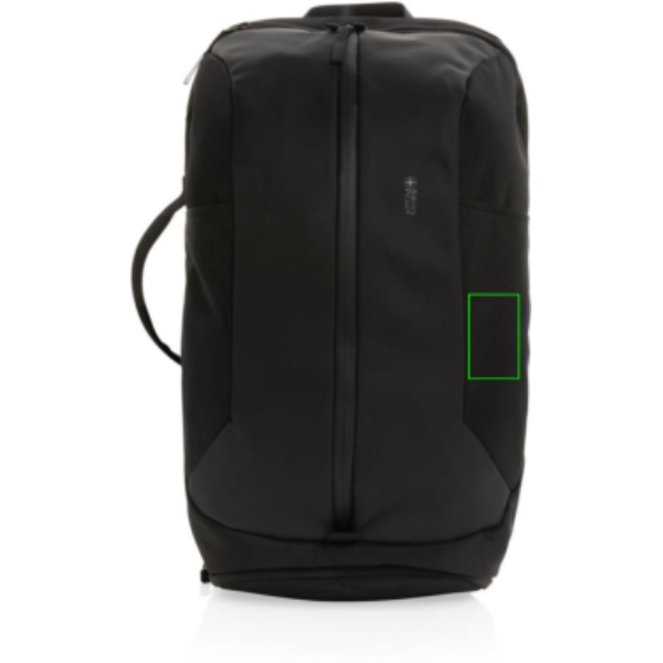 Mochila de trabajo/gimnasio Swiss Peak AWARE™ RPET de 15,6" - Mochilas personalizadas - Mochilas corporativas personalizadas - Tecnica Transferencia digital - Zona parte derecha abajo