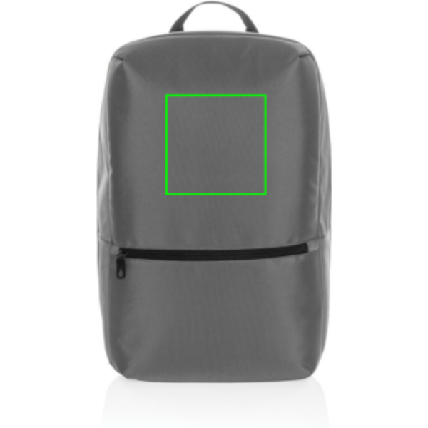 Mochila ordenador 15,6¨ AWARE™ 1200D - Mochilas personalizadas - Mochilas corporativas personalizadas - Tecnica Transferencia digital - Zona parte frontal/alta del artículo