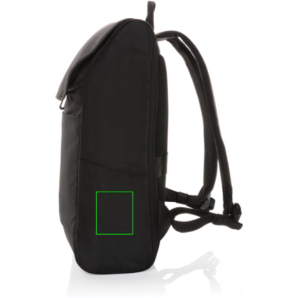 Mochila personalizada Swiss Peak Fern AWARE RPET con cremallera integral de 15" - Mochilas personalizadas - Regalo Promocional Personalizado - Tecnica Transferencia digital - Zona lado derecho del artículo