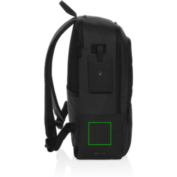 Mochila Armond ordenador 15,6¨ AWARE™ RPET - Mochilas personalizadas - Mochilas corporativas personalizadas - Tecnica Transferencia digital - Zona lado izquierdo del artículo