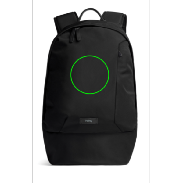 parte frontal del artículo