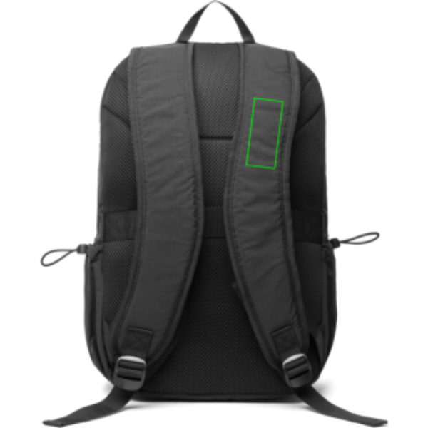 Mochila KENTO URBAN RCS nailon reciclado 15,6" - Mochilas personalizadas - Mochilas corporativas personalizadas - Tecnica Serigrafía por Transferencia - Zona asa izquierda