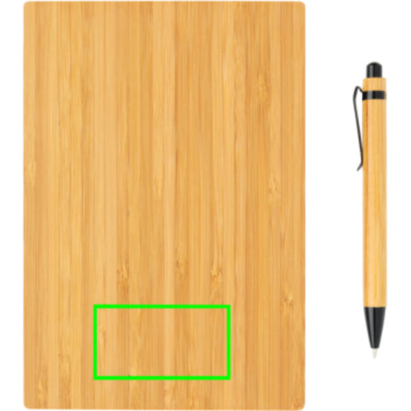 parte frontal y baja del artículo