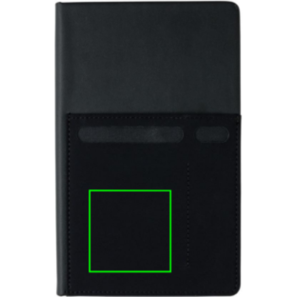 parte frontal y baja del artículo