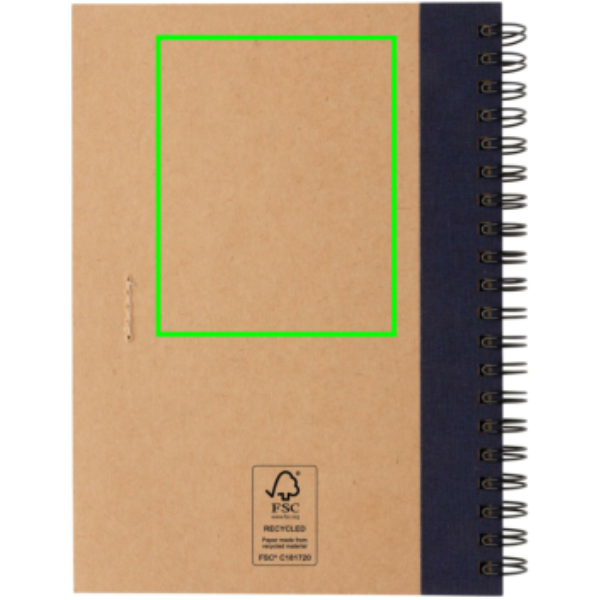 parte trasera y alta del artículo