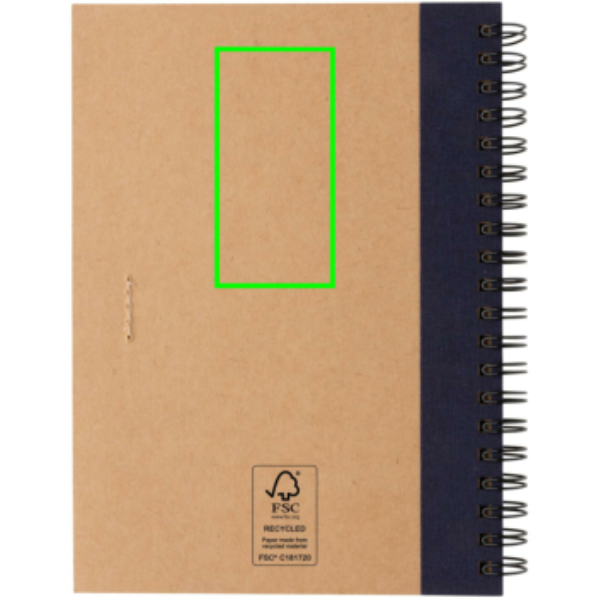 parte trasera y alta del artículo