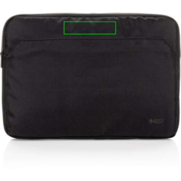 Funda Ordenador Portátil Swiss Peak Aware™ Essential - Fundas para portátil - Regalo Promocional Personalizado - Tecnica Serigrafía por Transferencia - Zona parte frontal/alta del artículo