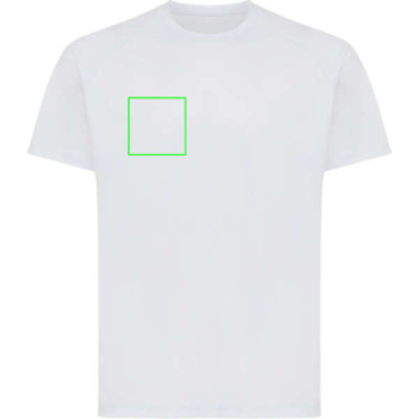 pecho derecho - Camiseta personalizada Iqoniq Tikal de poliéster reciclado secado rápido - Regalo Promocional Personalizado