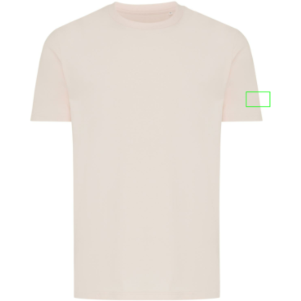 manga izquierda - IQONIQ Brett Camiseta Medium Weight Algodón Reciclado - Regalo Promocional Personalizado
