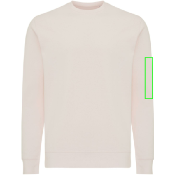 manga izquierda - IQONIQ Etosha Sudadera Cuello Redondo Light Weight Algodón R - Regalo Promocional Personalizado