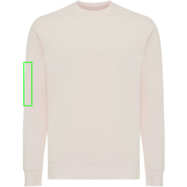 manga derecha - IQONIQ Etosha Sudadera Cuello Redondo Light Weight Algodón R - Regalo Promocional Personalizado