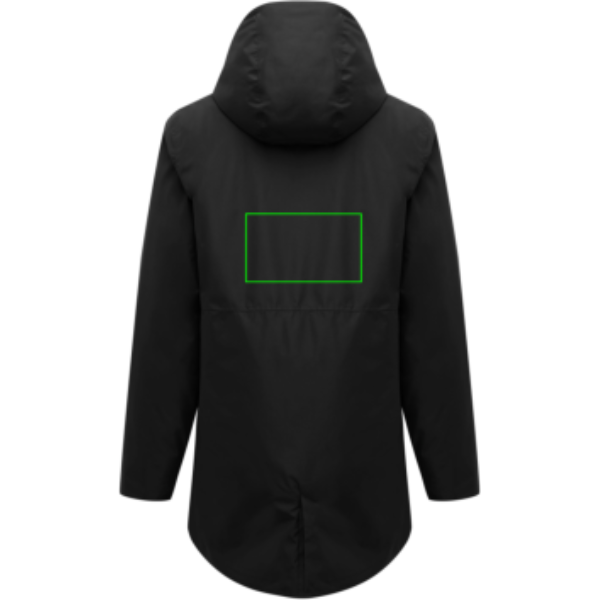 parte trasera y alta del artículo