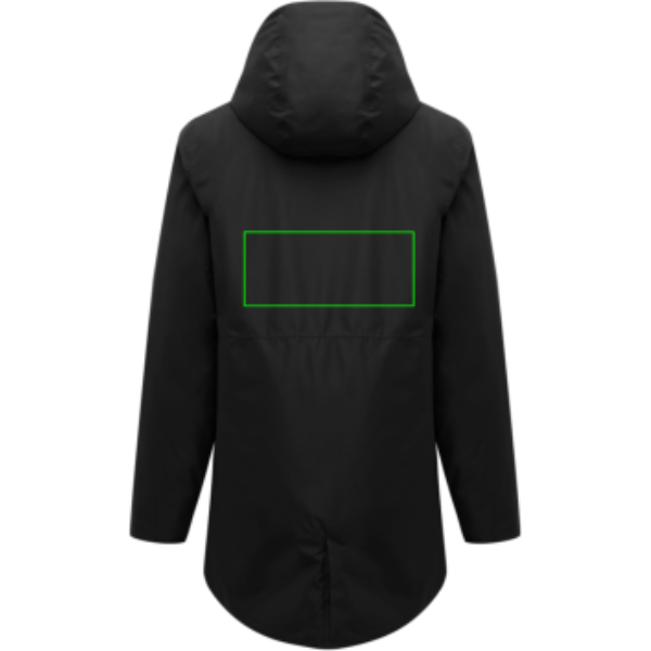 parte trasera y alta del artículo