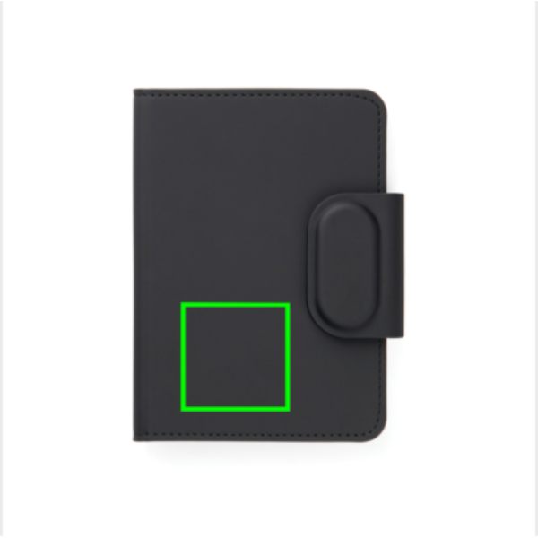 Funda pasaporte VINGA Baltimore RCS con buscador doble - Viaje - Mochilas corporativas personalizadas - Tecnica Estampado en caliente - Zona parte frontal y baja del artículo