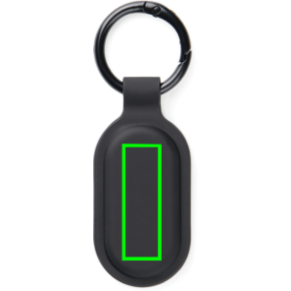 Llavero identificador VINGA Baltimore RCS con buscador dual - Viaje - Mochilas corporativas personalizadas - Tecnica Marcaje digital - Zona parte frontal del artículo