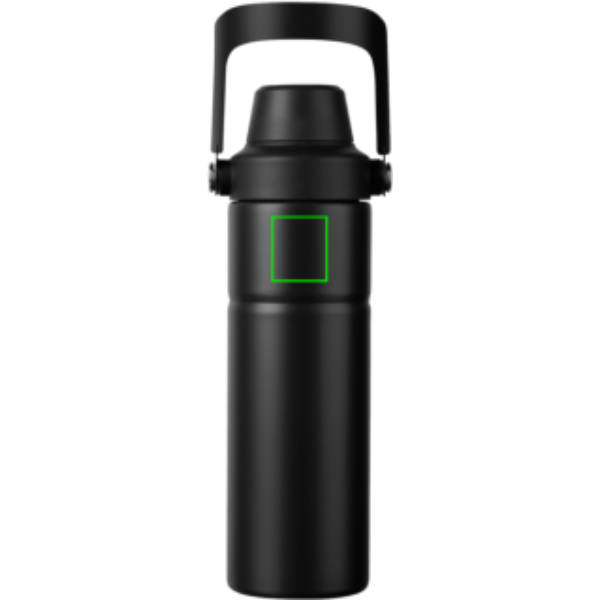 parte trasera y alta del artículo