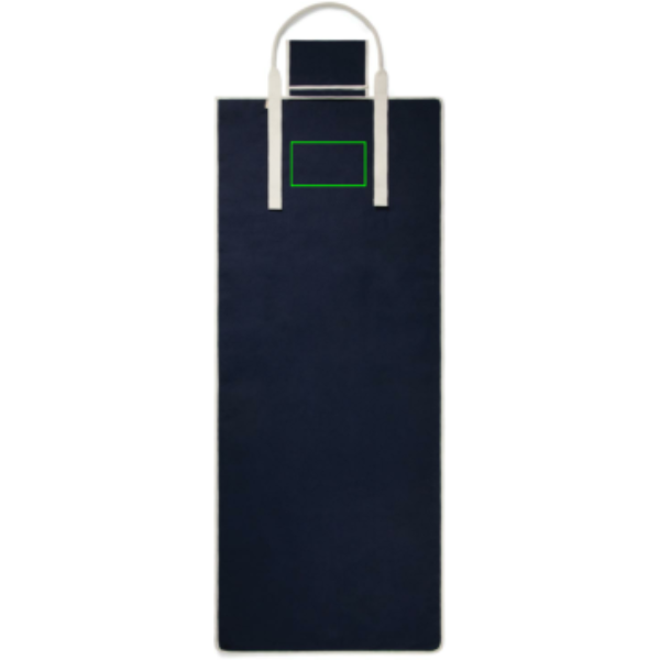 Toalla de playa personalizada VINGA Volonne con lona reciclada AWARE - Verano - Regalo Promocional Personalizado - Tecnica Bordado - Zona parte frontal del artículo