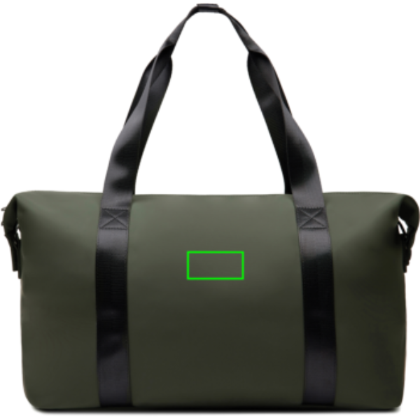 Bolsa fin de semana VINGA Baltimore - Bolsas- Bolsos personalizados - Mochilas corporativas personalizadas - Tecnica Etiqueta PU Baltimore verde - Zona parte trasera