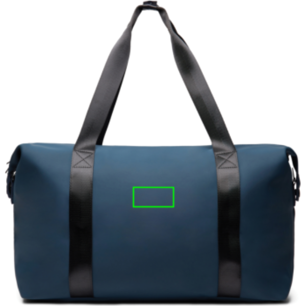 Bolsa fin de semana VINGA Baltimore - Bolsas- Bolsos personalizados - Mochilas corporativas personalizadas - Tecnica Etiqueta PU Baltimore azul marino - Zona parte trasera