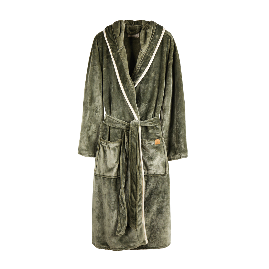 Picture of VINGA Louis luxury plush RPET robe size L-XL