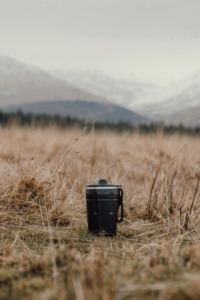 Taza café Nordic Drift Trail RCS cierre y hermética 350 ml