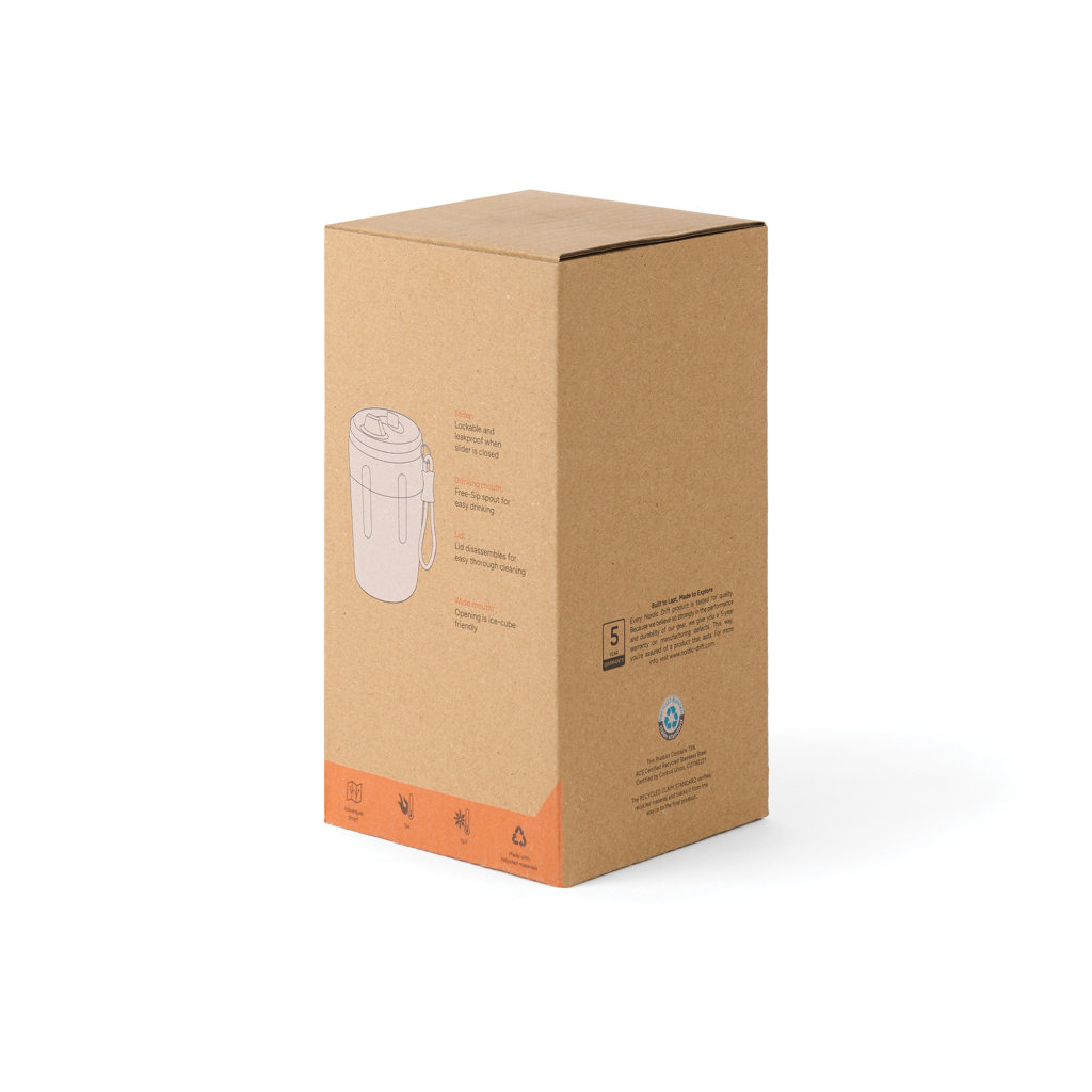 Taza café Nordic Drift Trail RCS cierre y hermética 350 ml