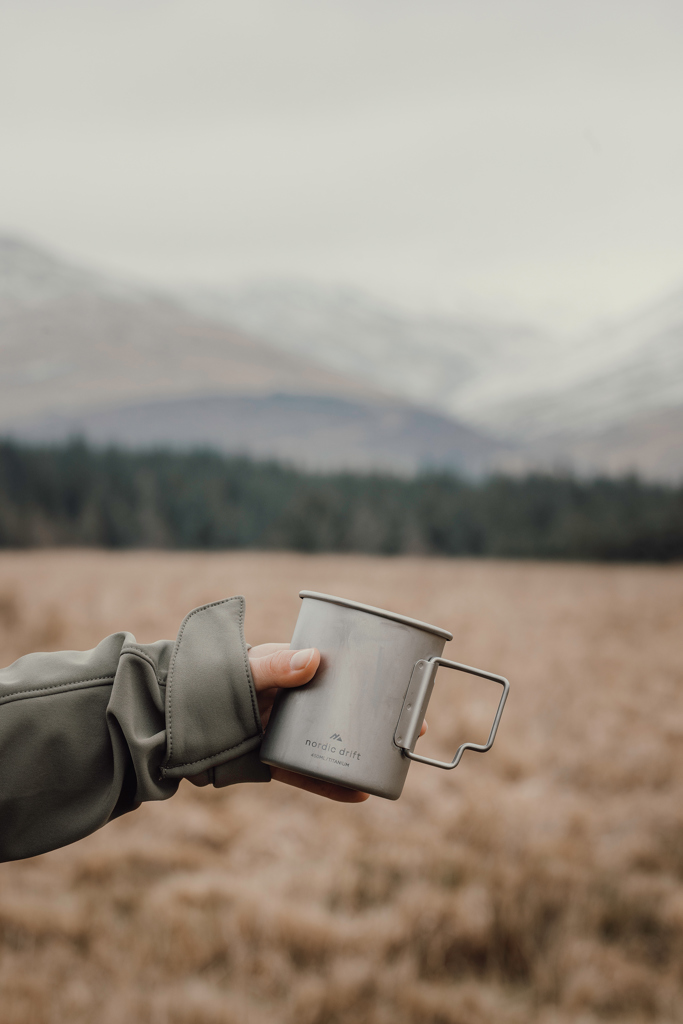 Vaso Nordic Drift Trail Ultra Light de titanio de 450 ml