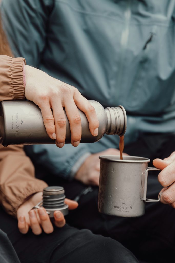 Vaso Nordic Drift Trail Ultra Light de titanio de 450 ml