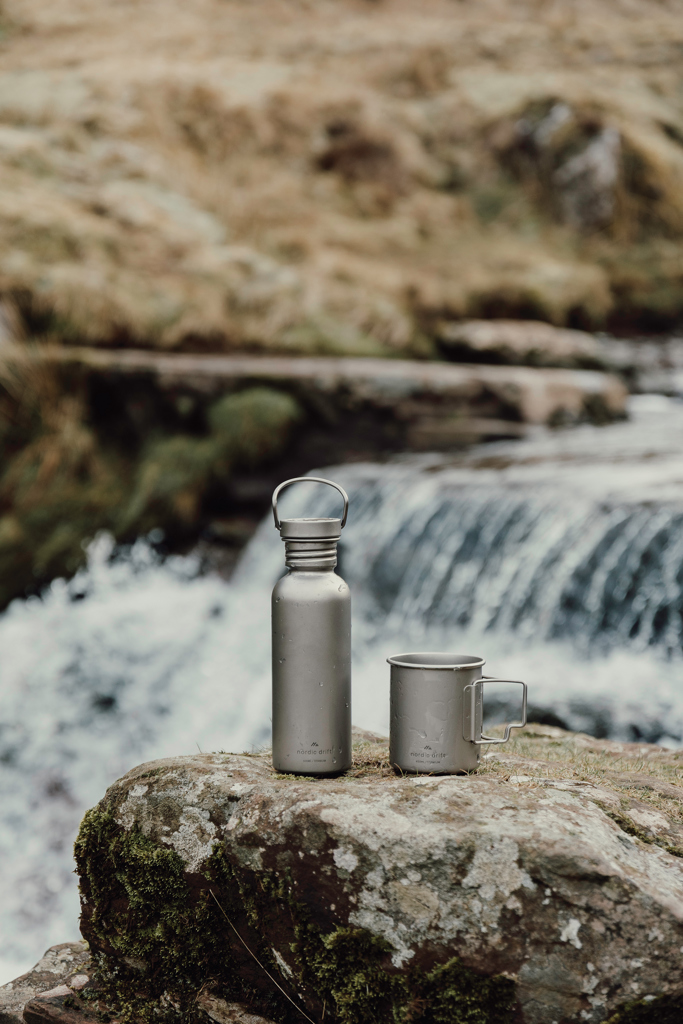 Vaso Nordic Drift Trail Ultra Light de titanio de 450 ml