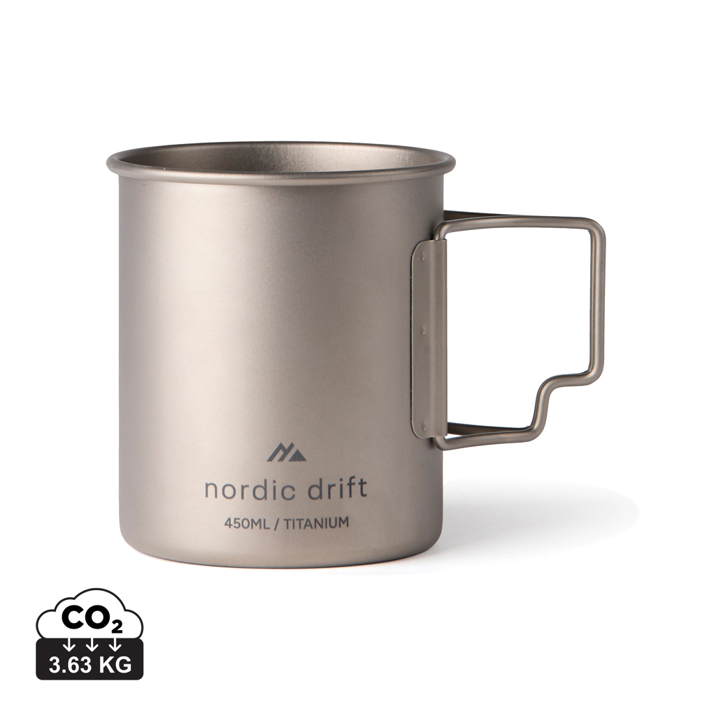 Vaso Nordic Drift Trail Ultra Light de titanio de 450 ml