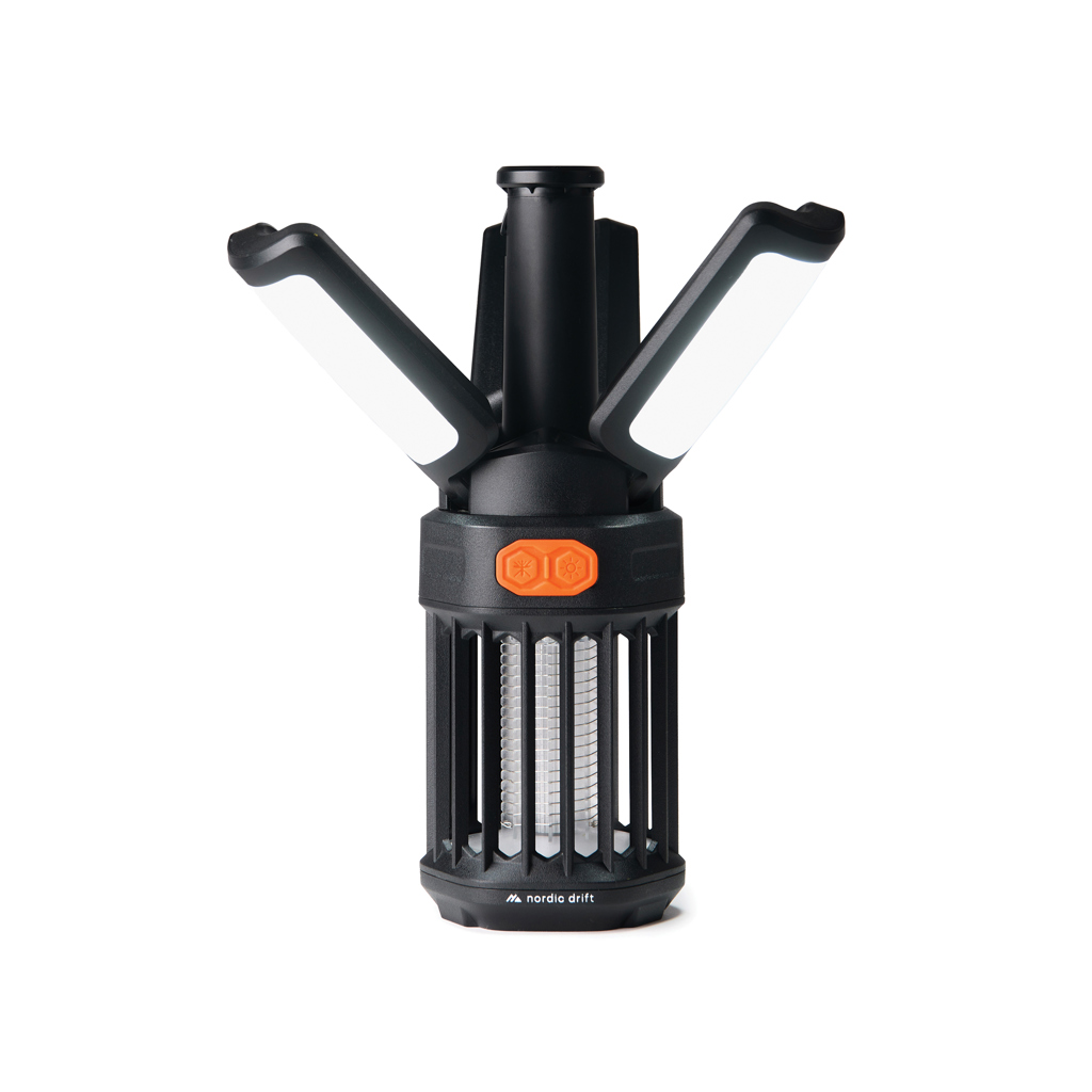 Lámpara camping anti mosquitos portátil Nordic Drift Titan