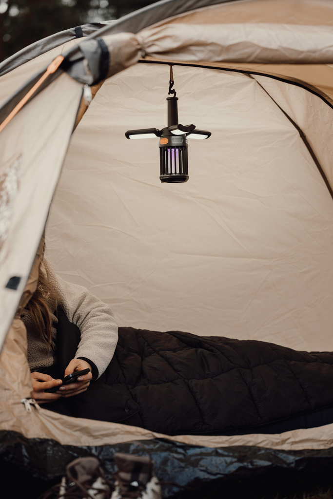Lámpara camping anti mosquitos portátil Nordic Drift Titan