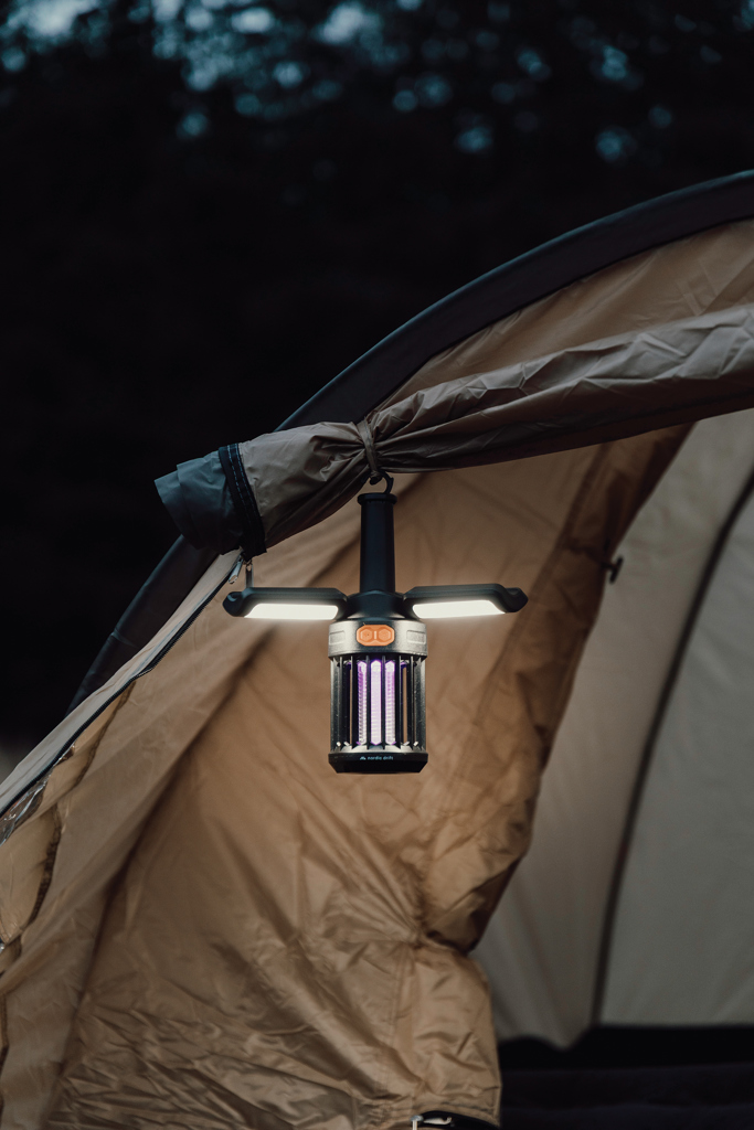 Lámpara camping anti mosquitos portátil Nordic Drift Titan