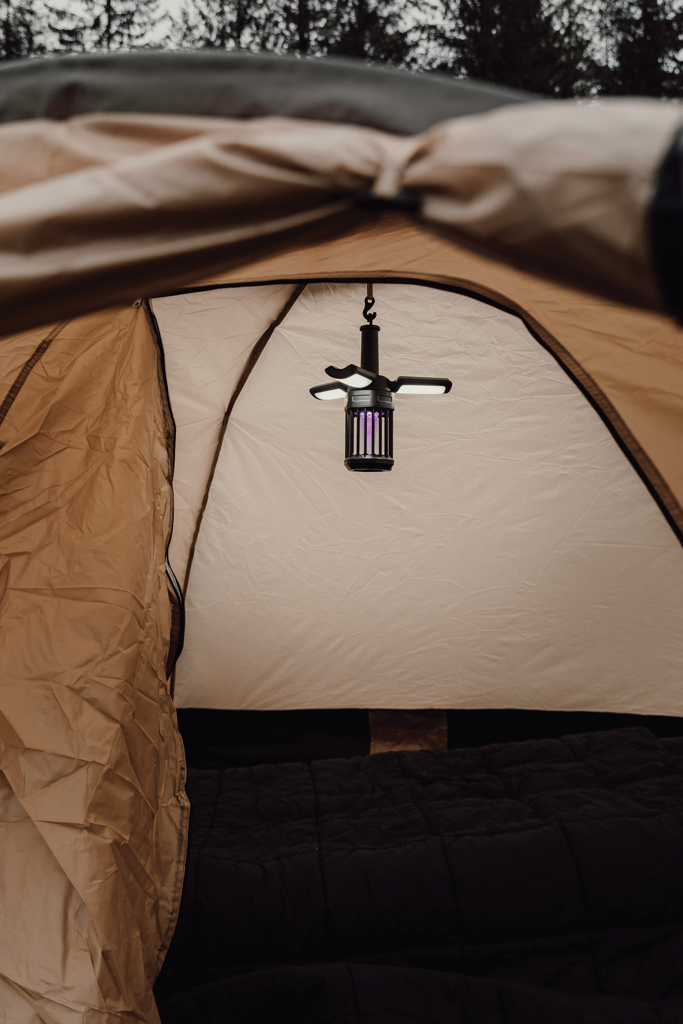 Lámpara camping anti mosquitos portátil Nordic Drift Titan