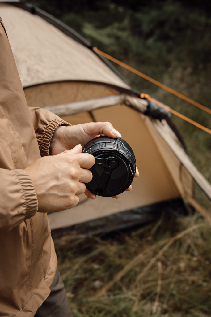 Nordic Drift Everest RCS Portable camping lantern with crank