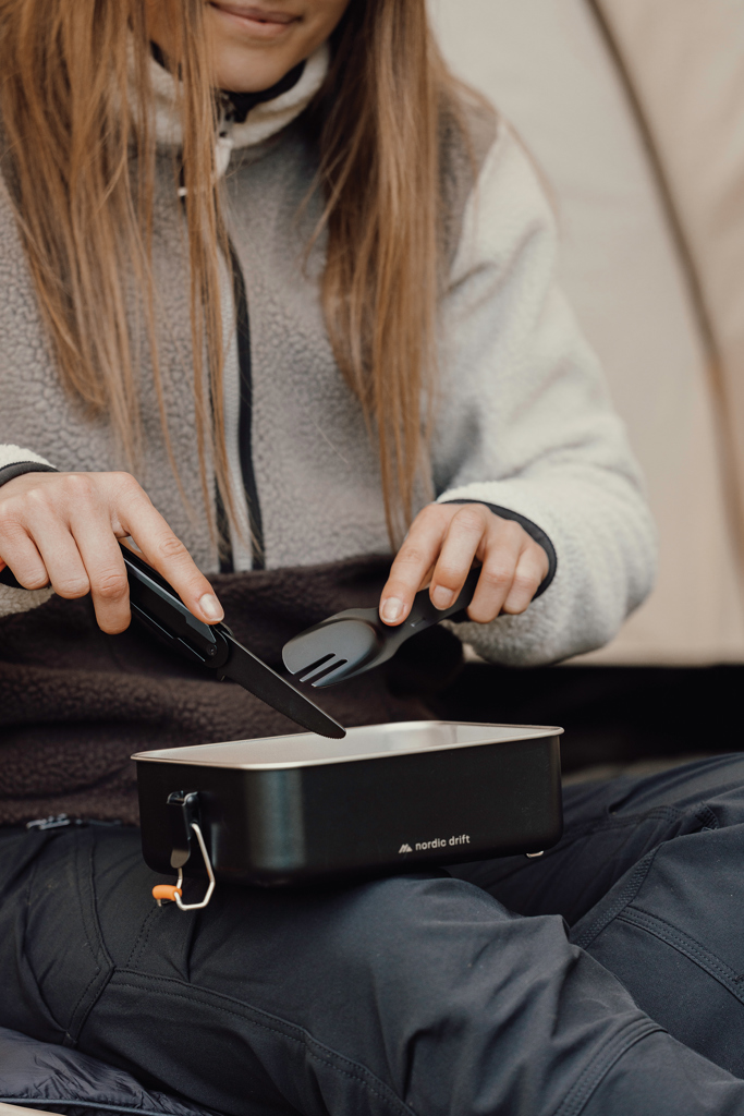 Cubiertos para exteriores Nordic Drift Trail 4 en 1