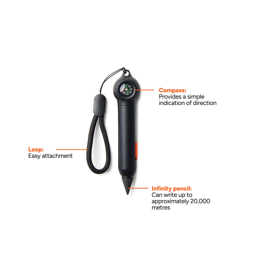 Bolígrafo brújula portátil Nordic Drift Trail RCS Infinity