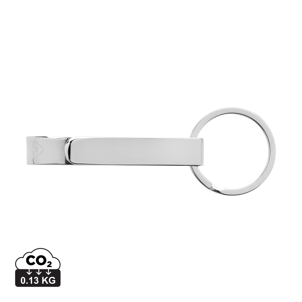 Picture of RCS recycled zinc alloy bottle opener keychain