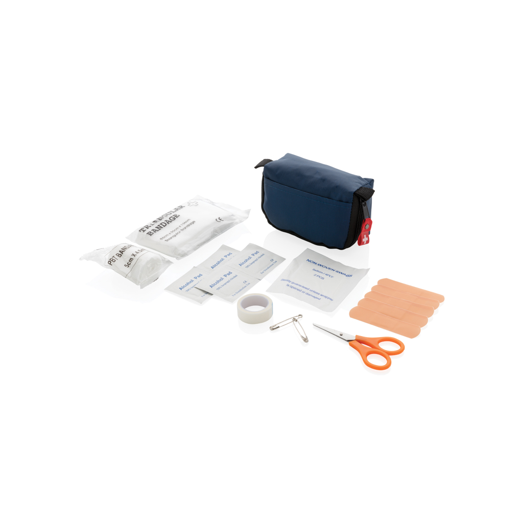 First aid set in pouch