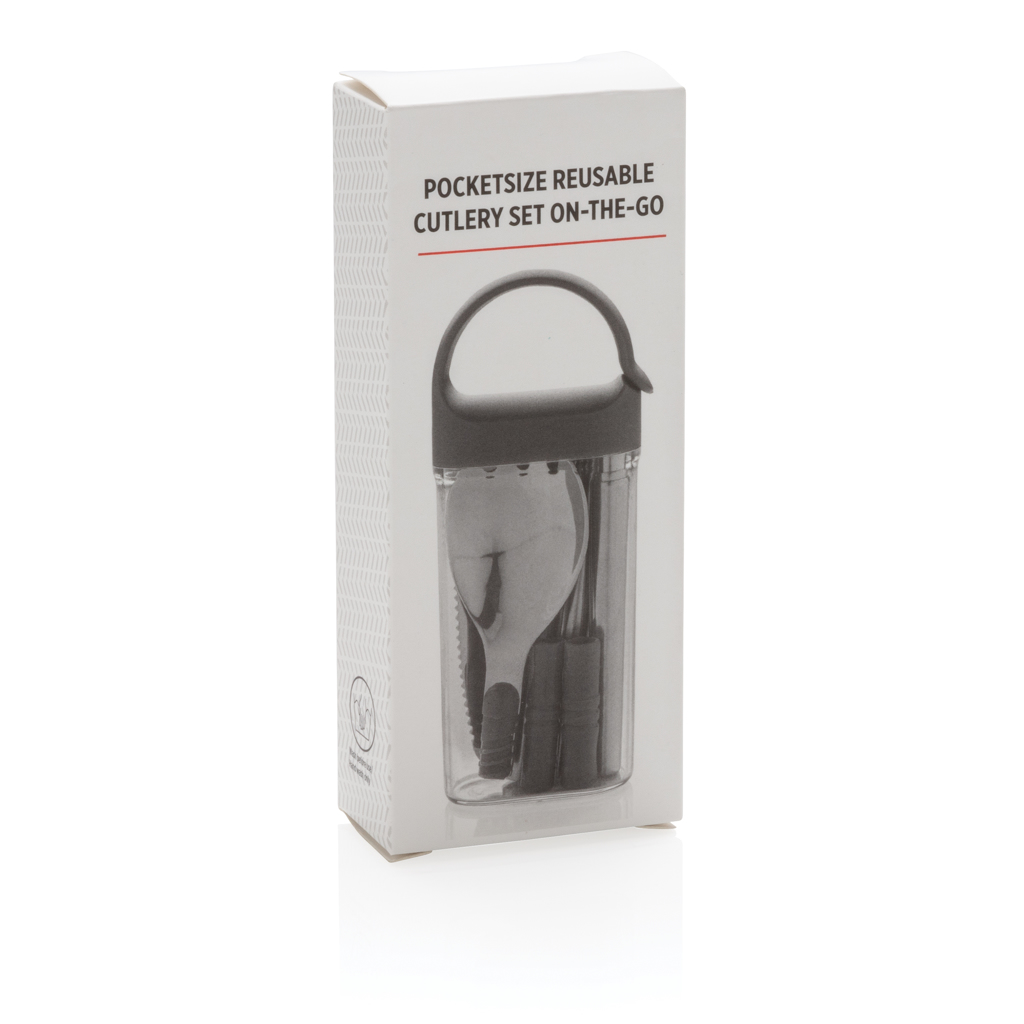 Picture of Pocketsize reusable cutlery set on-the-go