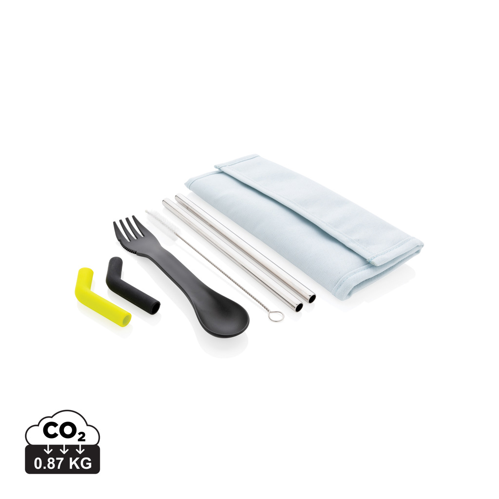 Soporte Tierra para pajitas y cubiertos 2 uds