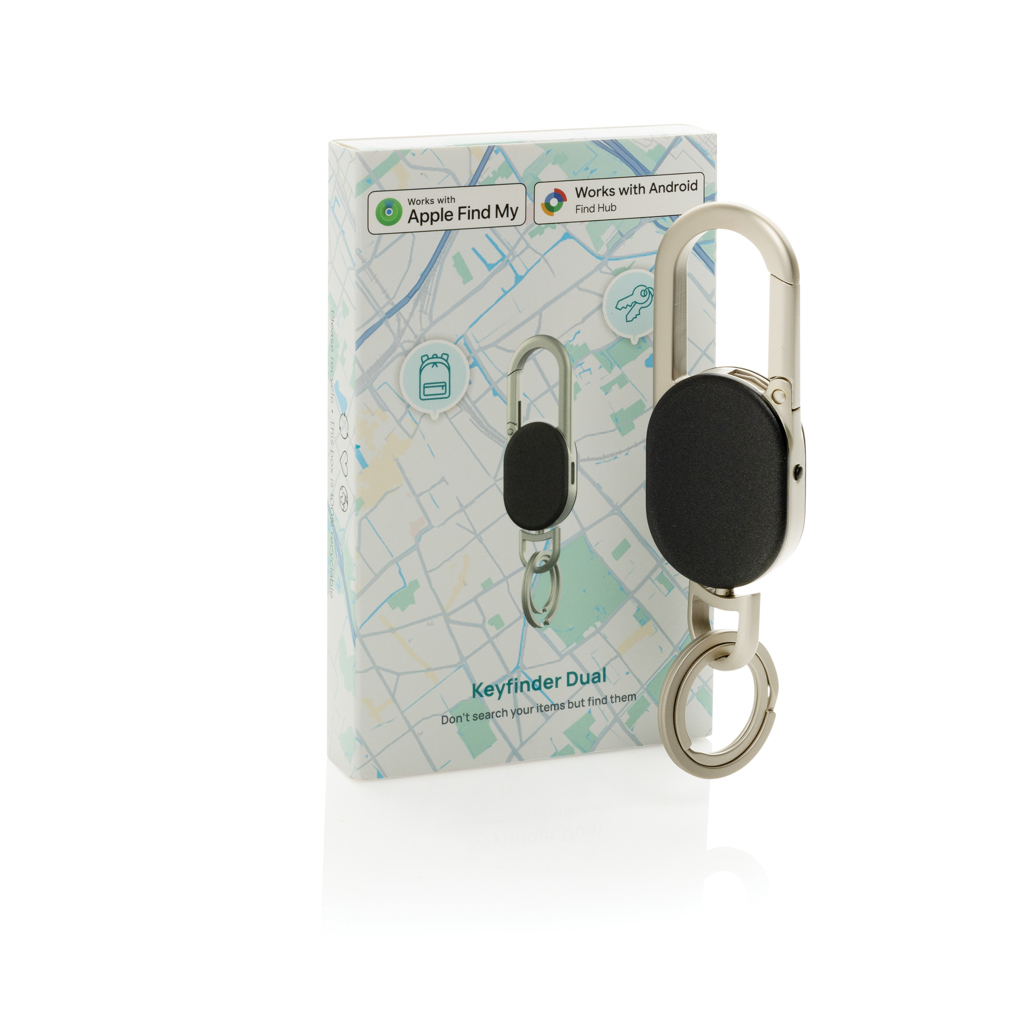 Llavero Keyfinder Dual con localización en todo el mundo