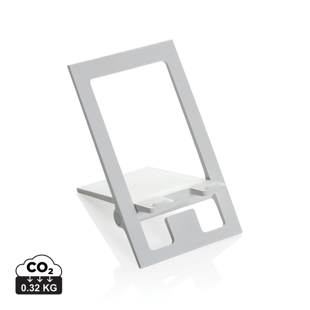 blanco Soporte teléfono plegable plástico reciclado RCS SnapStand