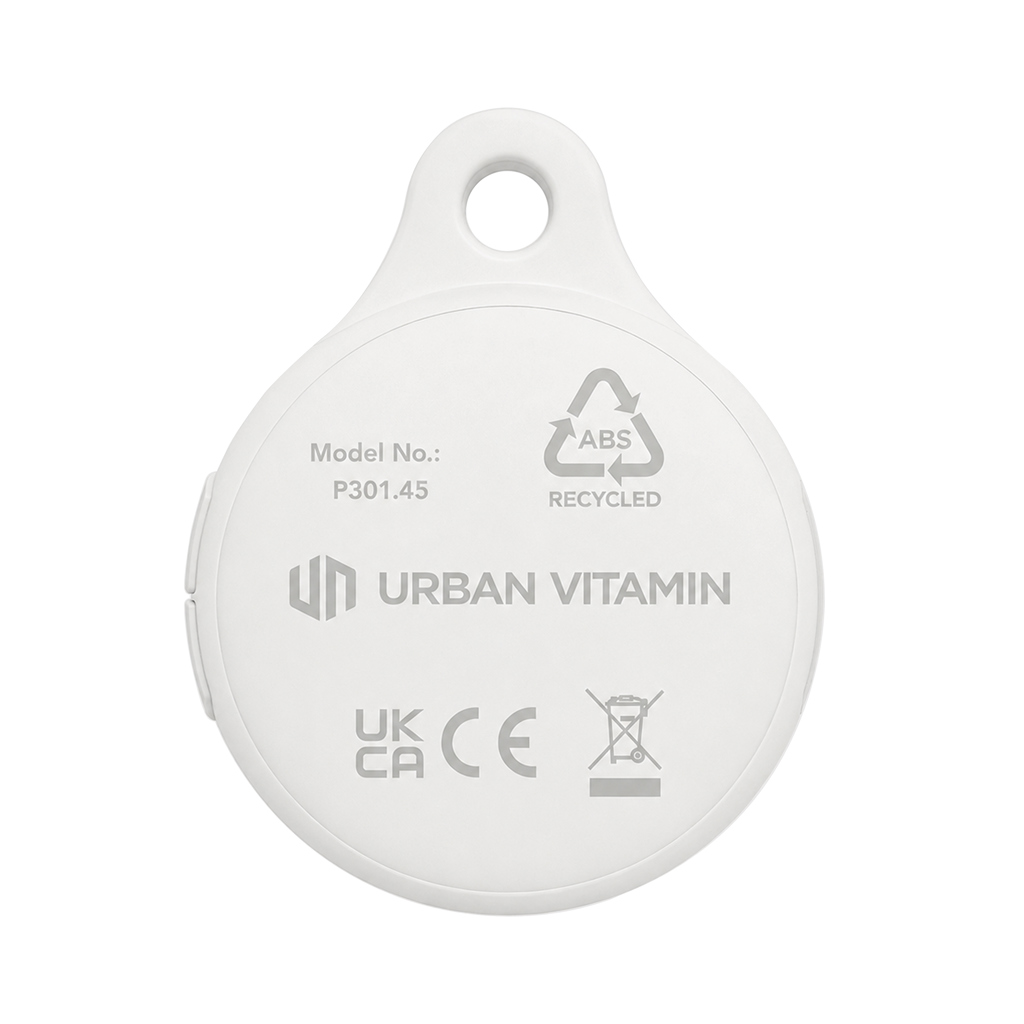 blanco Localizador Urban Vitamin Aptos dual recargable con luz