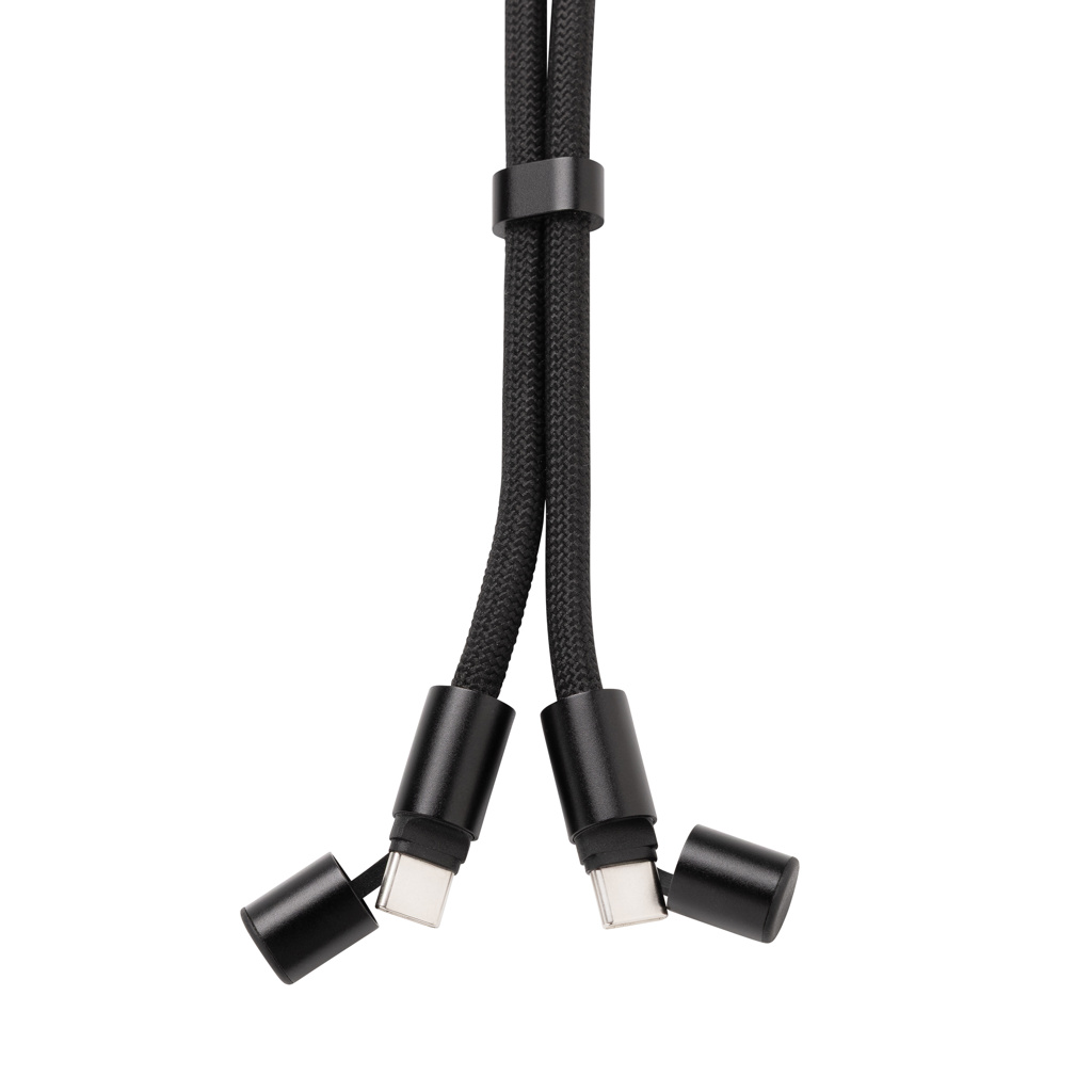 Picture of LoopAmp RCS RPET adjustable phone cord with 60W cable