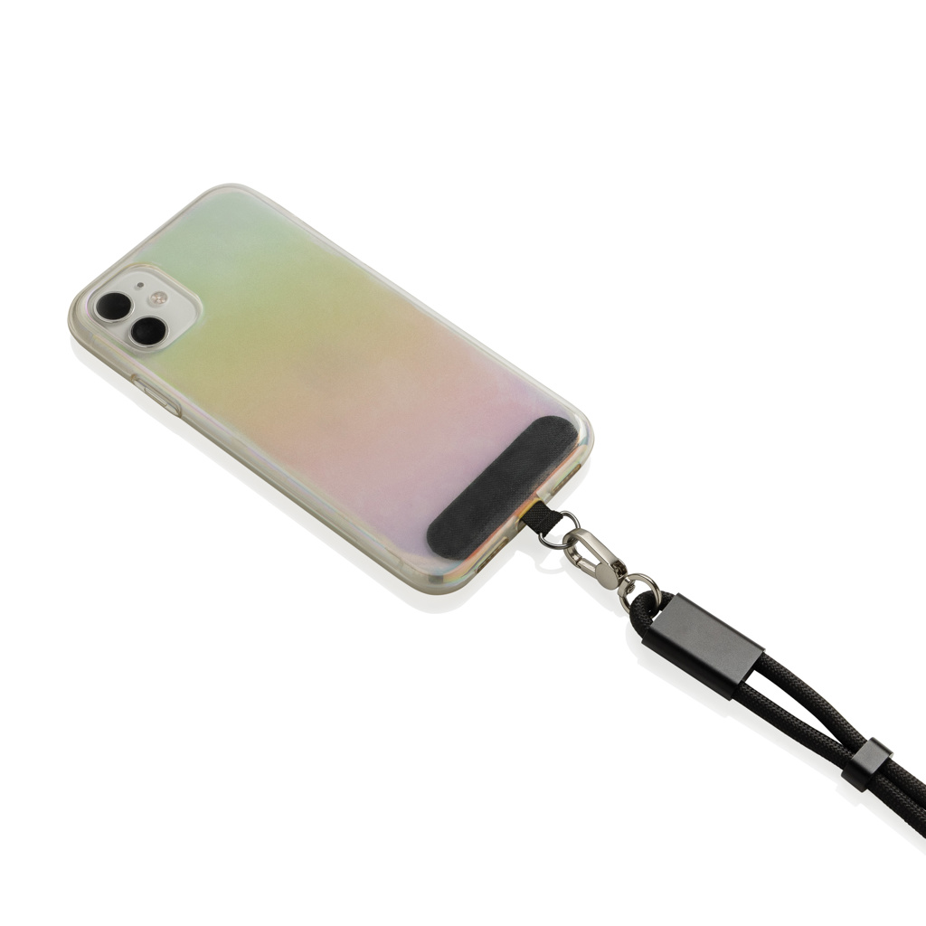 Picture of LoopAmp RCS RPET adjustable phone wrist strap 60W cable