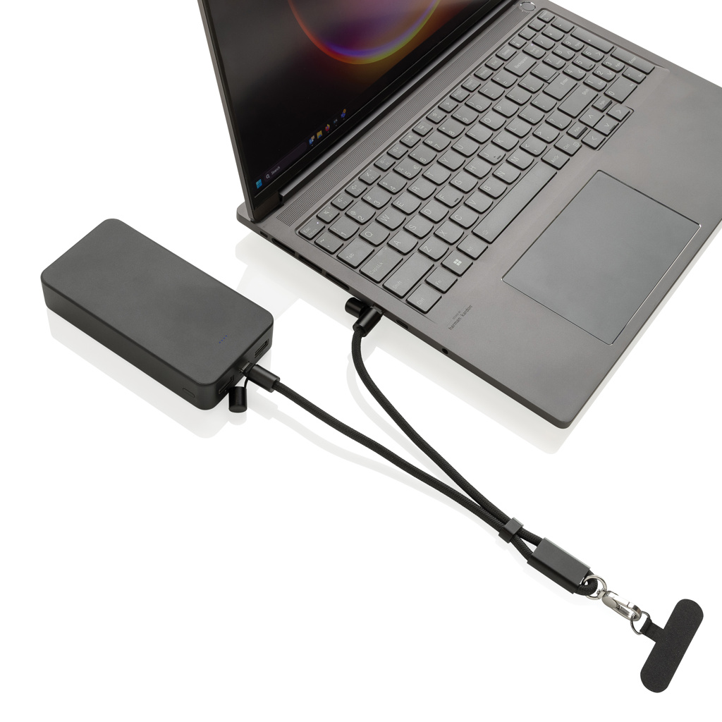 Picture of LoopAmp RCS RPET adjustable phone wrist strap 60W cable