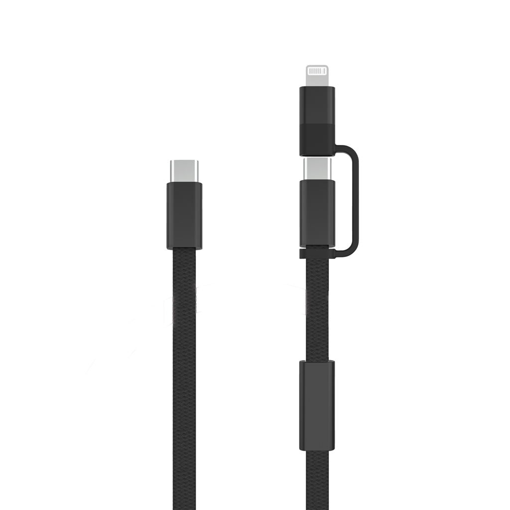 Cable de carga rápida 2 en 1 Arc RCS de 60W y 120 cm