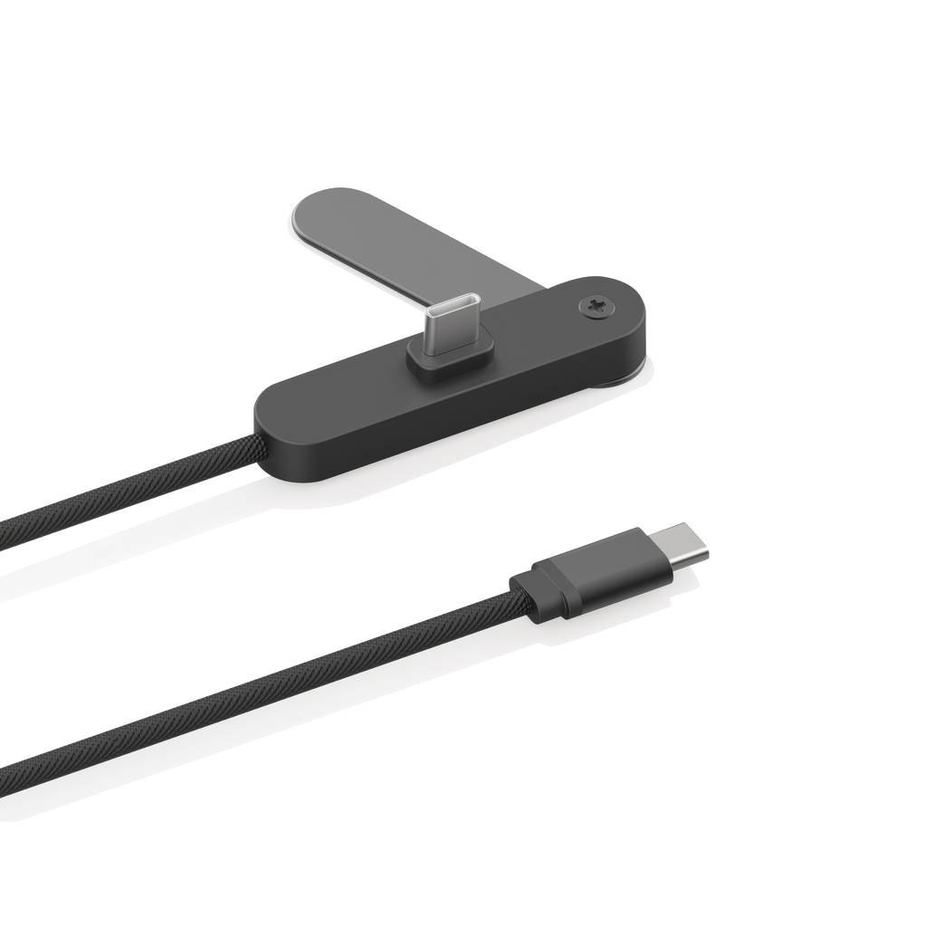 CABLE ALUVIA RCS 65W PD CON SOPORTE AJUSTABLE PARA TELÉFONO